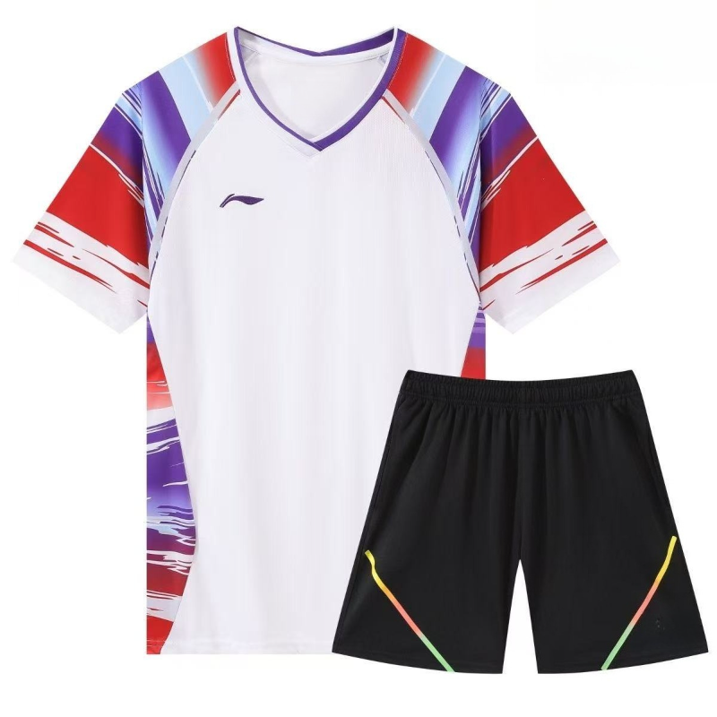 Table Tennis League - New Table Tennis Sportswear Badminton Short-sleeved