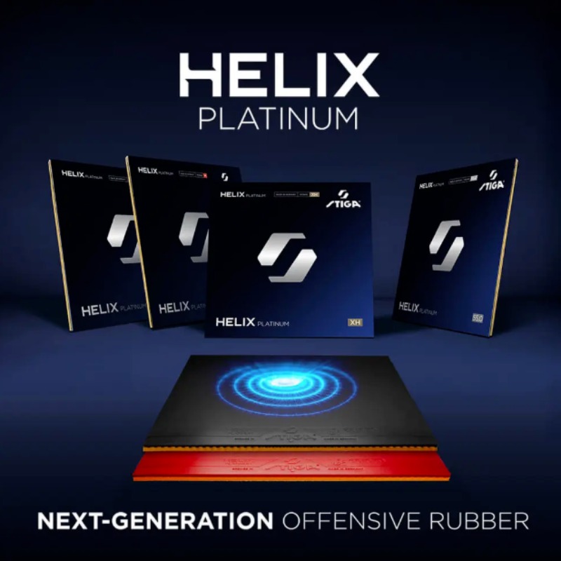 Stiga Carbon Blade - STIGA Destiny HelixPlatinum, a new table