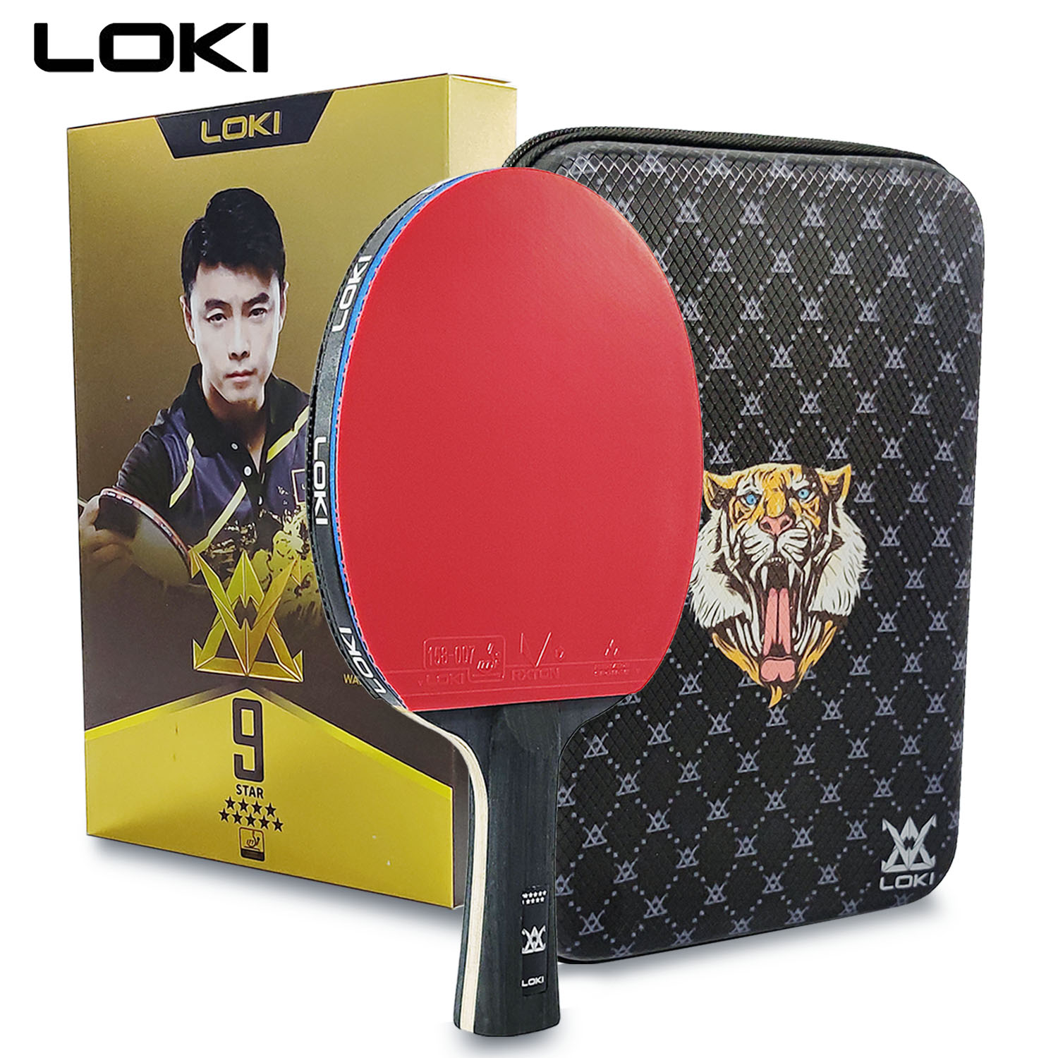LOKI 9 Star Table Tennis Racke - Table Tennis Movie review and price