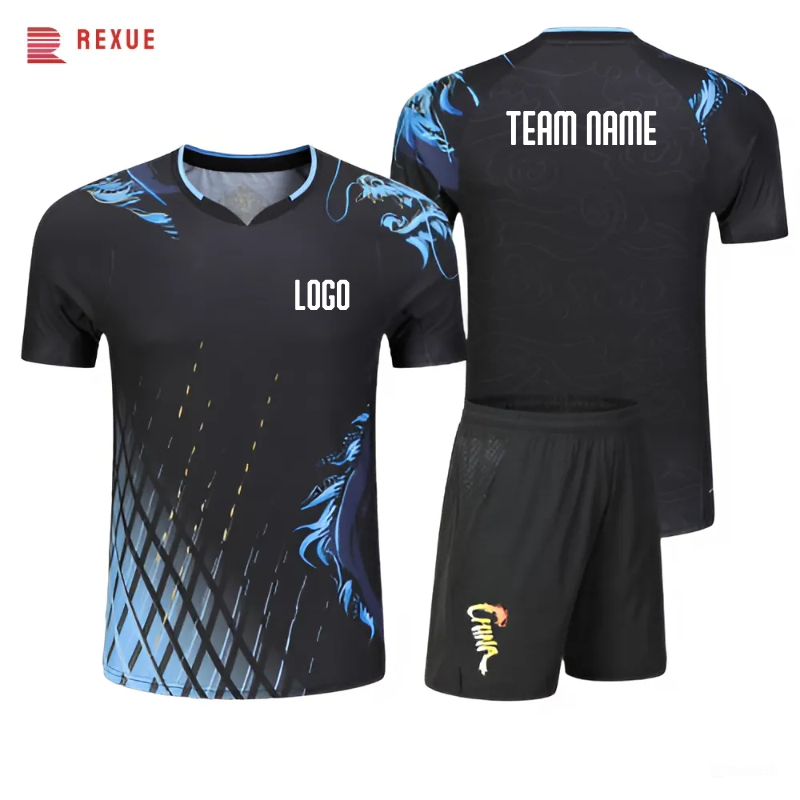 Print Badminton Tennis T-shirt - Table Tennis Uniform review and price