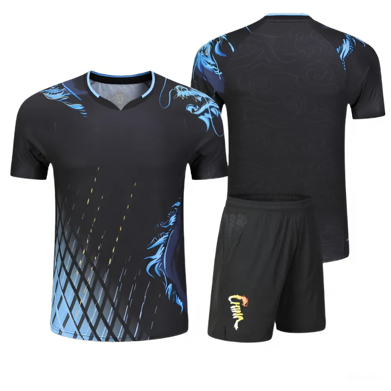 Print Badminton Tennis T-shirt - Table Tennis Uniform review and price