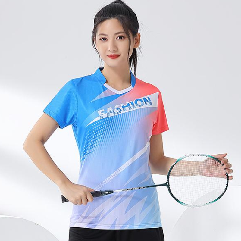 Women Badminton Shirt Print Go - Table Tennis Uniform review and price