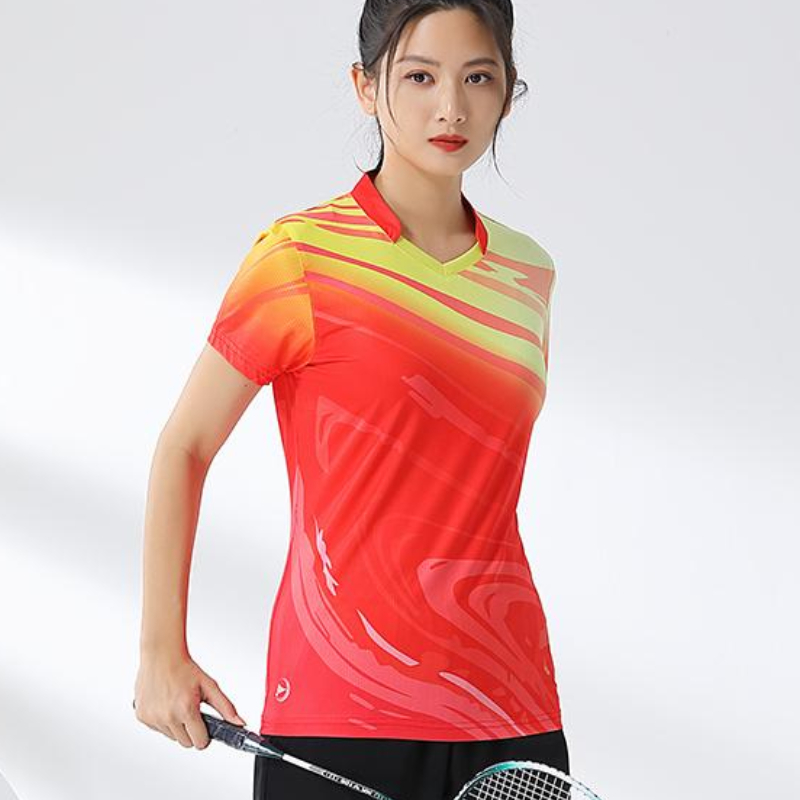 Women Badminton Shirt Print Go - Table Tennis Uniform review and price