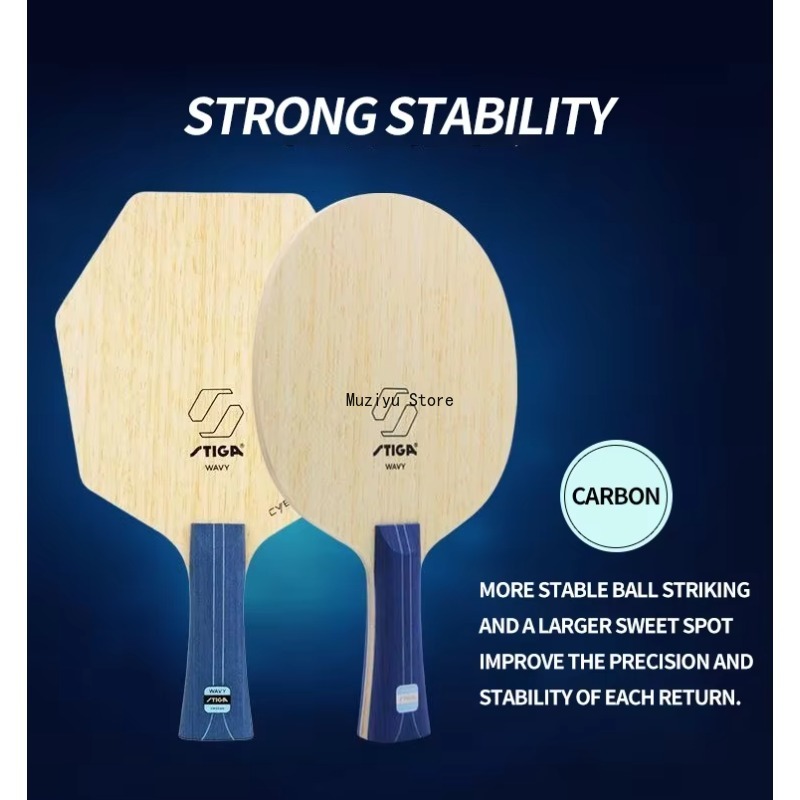 Original STIGA Wavy Ultra Fibr - Stiga Carbon Blade review and price