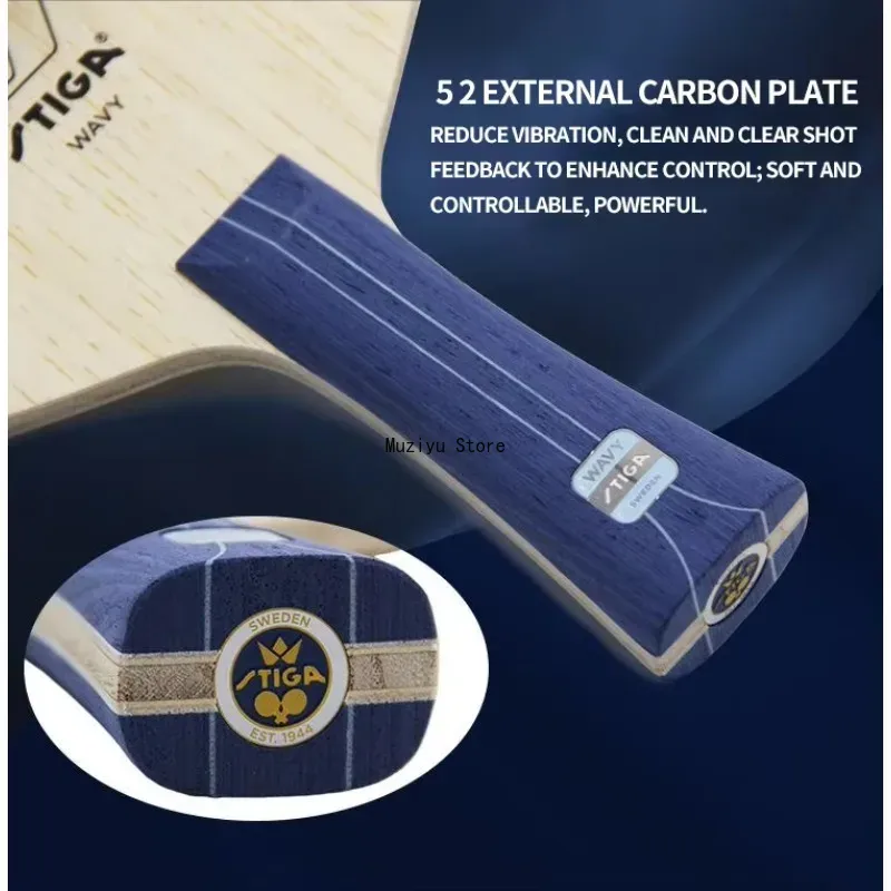 Original STIGA Wavy Ultra Fibr - Stiga Carbon Blade review and price